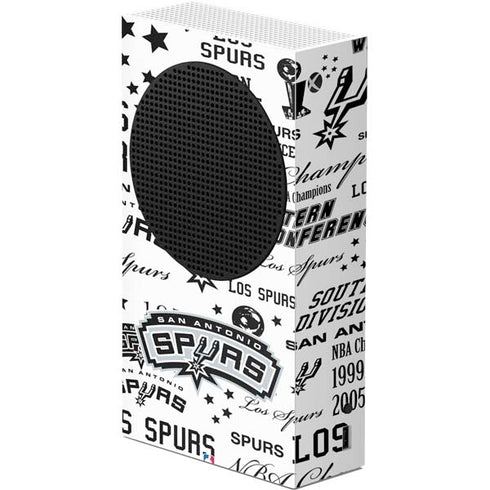 NBA San Antonio Spurs Historic Blast Xbox Series S Console Skin